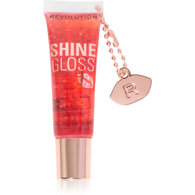 Revolution Shine Gloss lip gloss culoare Peach Pop 10 ml